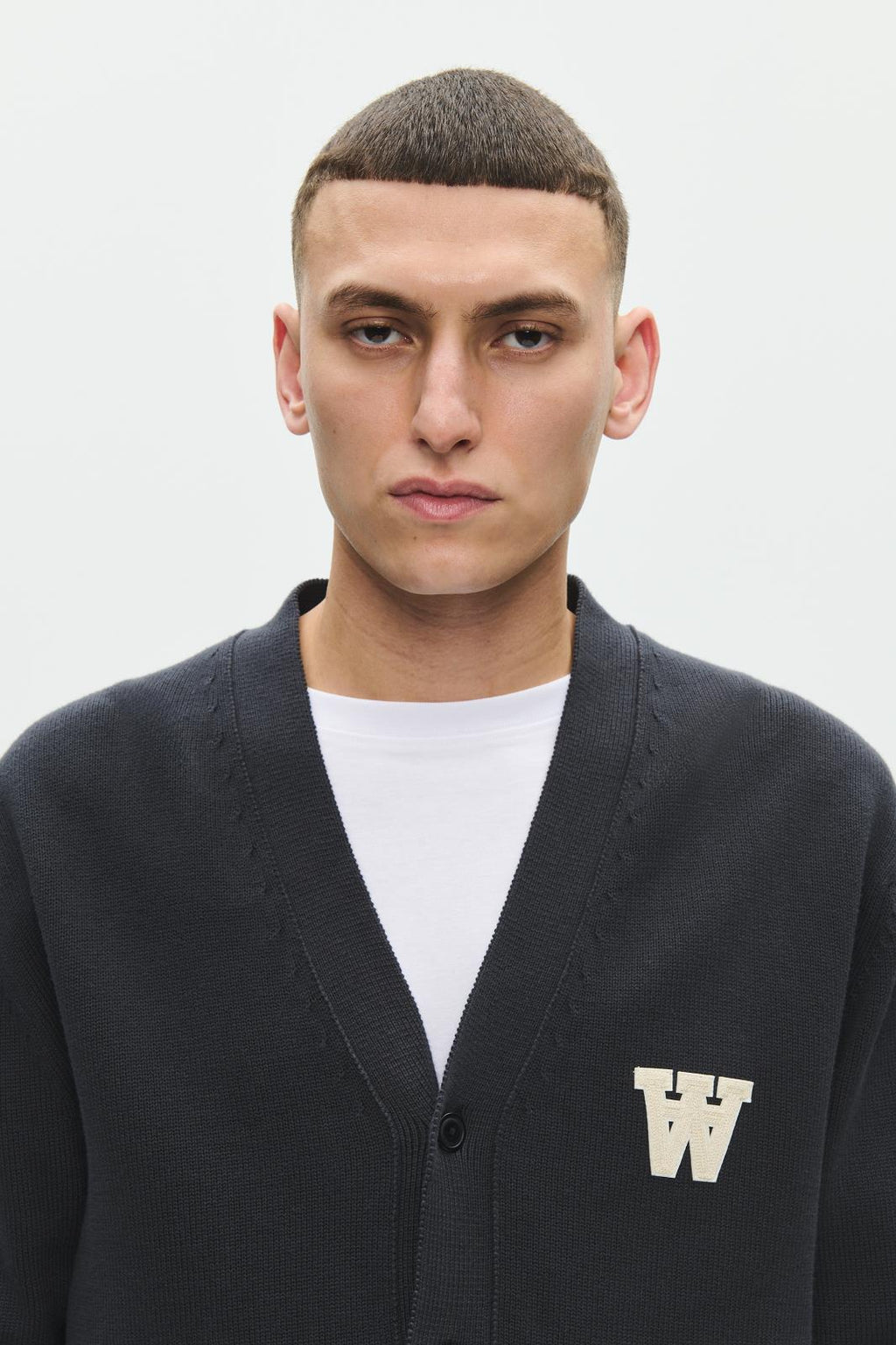 WOOD WOOD Tay cardigan pirate black