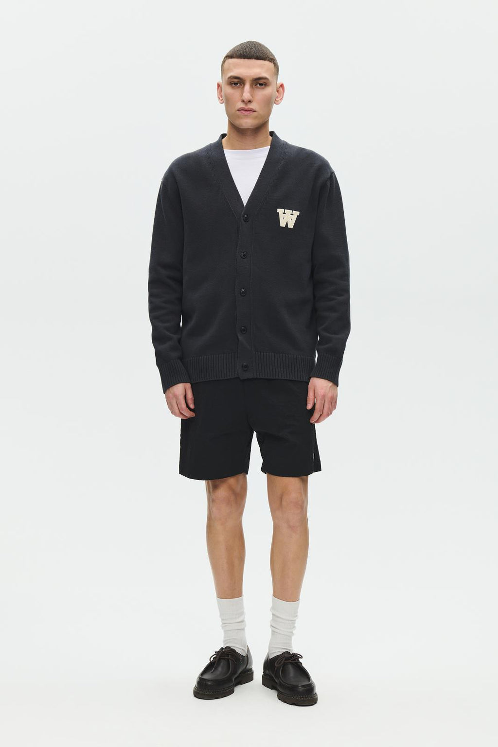 WOOD WOOD Tay cardigan pirate black