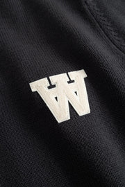 WOOD WOOD Tay knit crewneck sweater pirate black