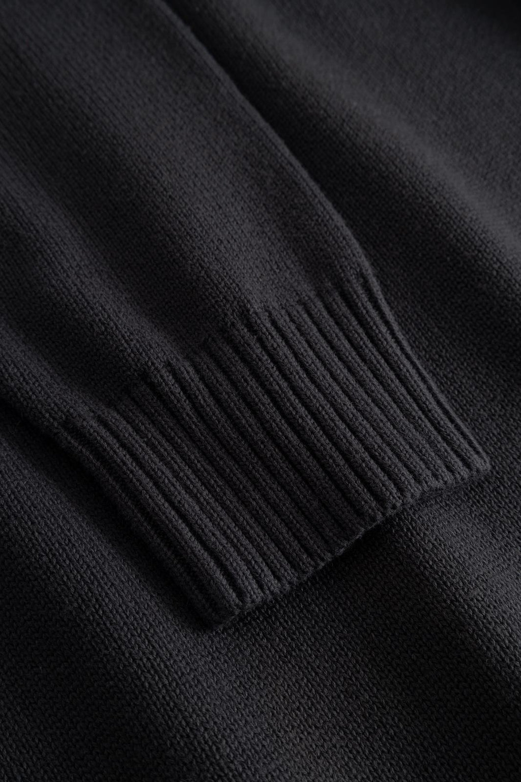 WOOD WOOD Tay knit crewneck sweater pirate black