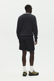WOOD WOOD Tay knit crewneck sweater pirate black
