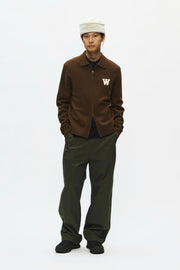 WOOD WOOD Tay zipper cardigan desert palm