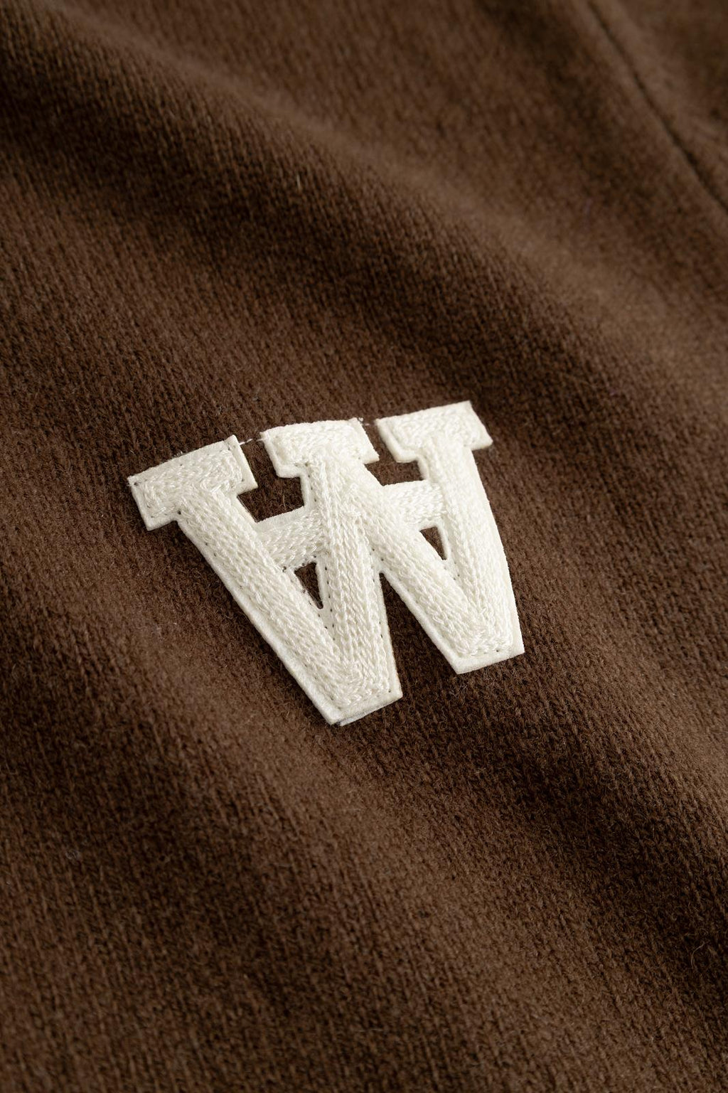 WOOD WOOD Tay zipper cardigan desert palm