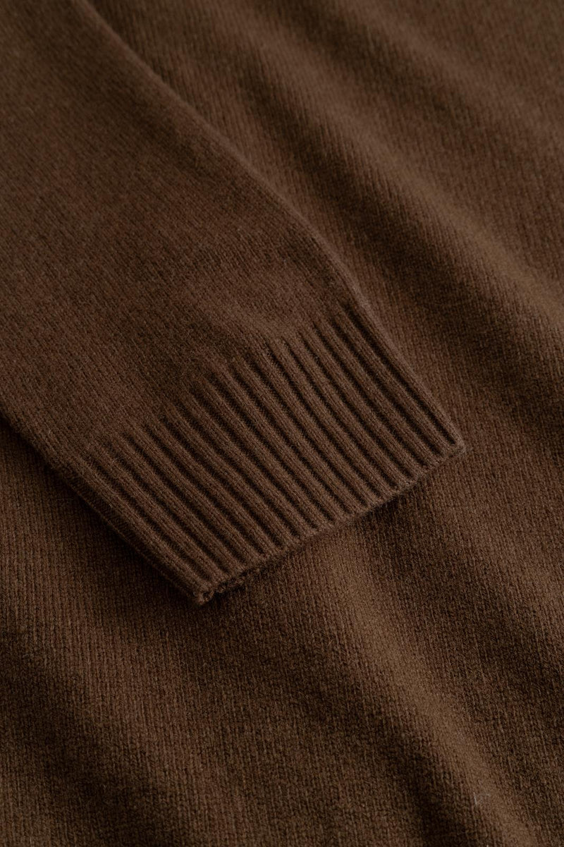 WOOD WOOD Tay zipper cardigan desert palm