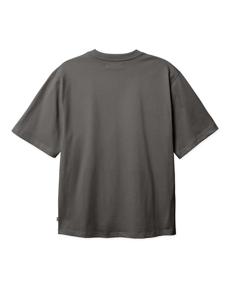 WOODBIRD Baine base tee antra grey