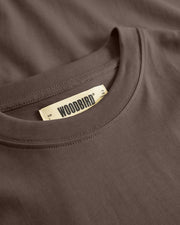 WOODBIRD Baine base tee brown