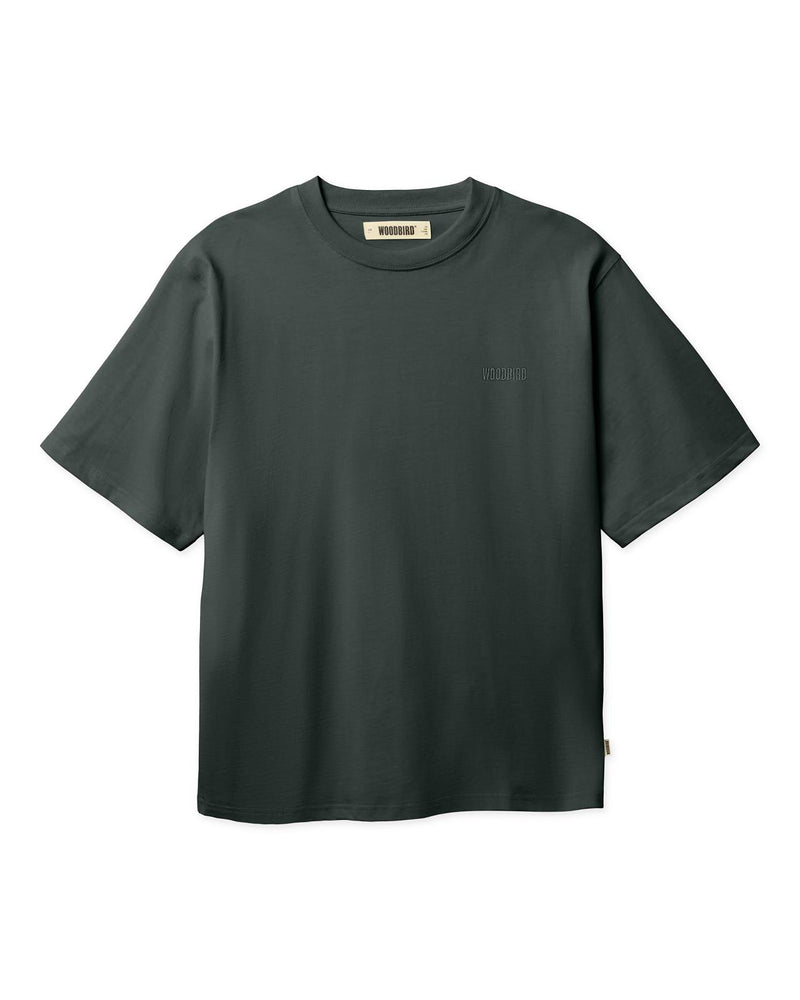 WOODBIRD Baine base tee forest green