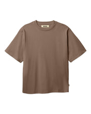 WOODBIRD Baine base tee mid brown
