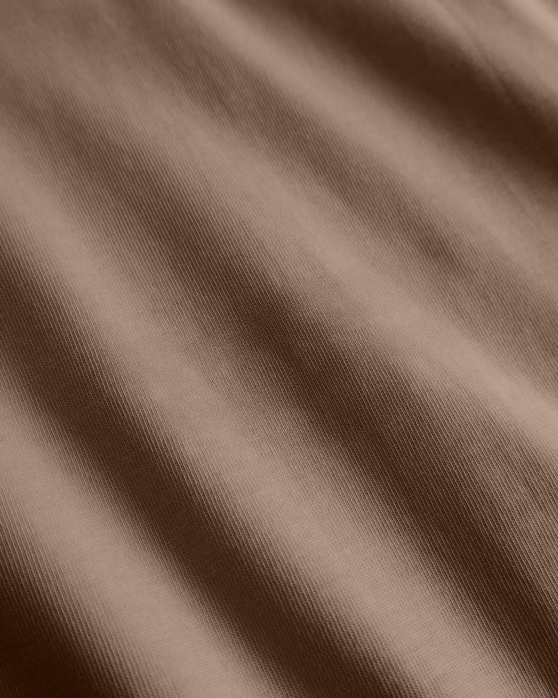 WOODBIRD Baine base tee mid brown