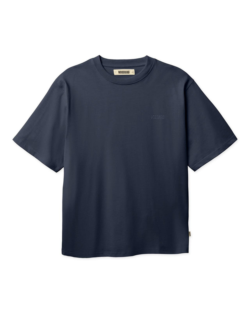 WOODBIRD Baine base tee navy