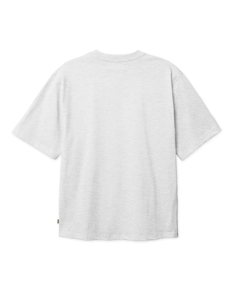 WOODBIRD Baine base tee snow melange