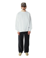 WOODBIRD Baine LS tee white