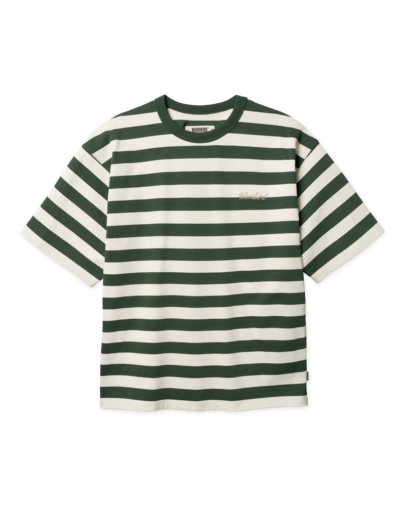 WOODBIRD Beam stripe tee