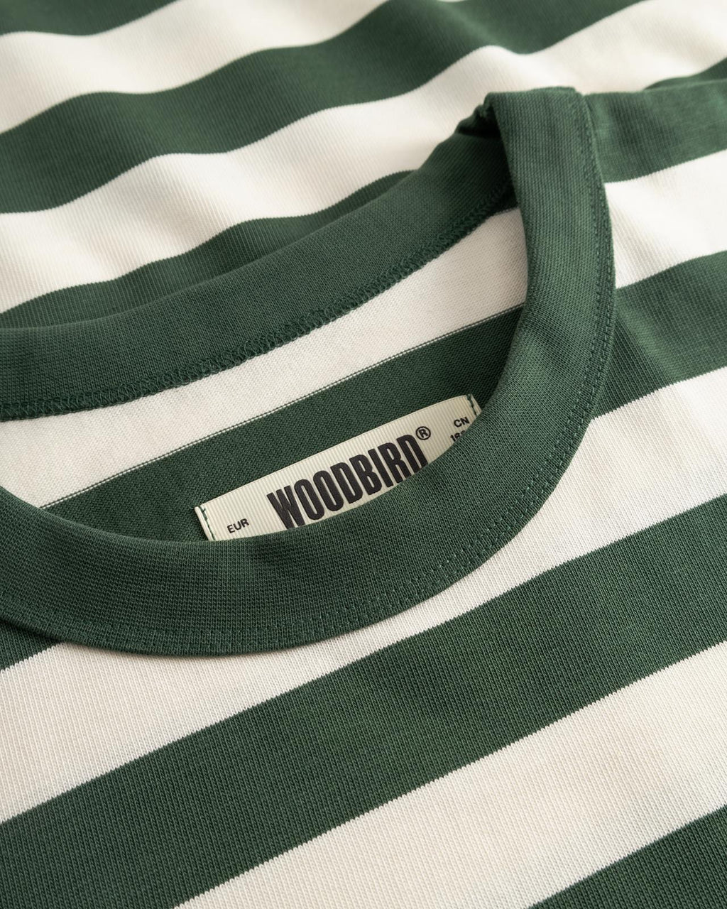 WOODBIRD Beam stripe tee