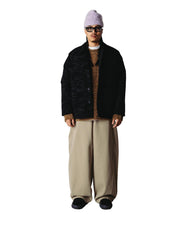 WOODBIRD Blade chenille jacket black