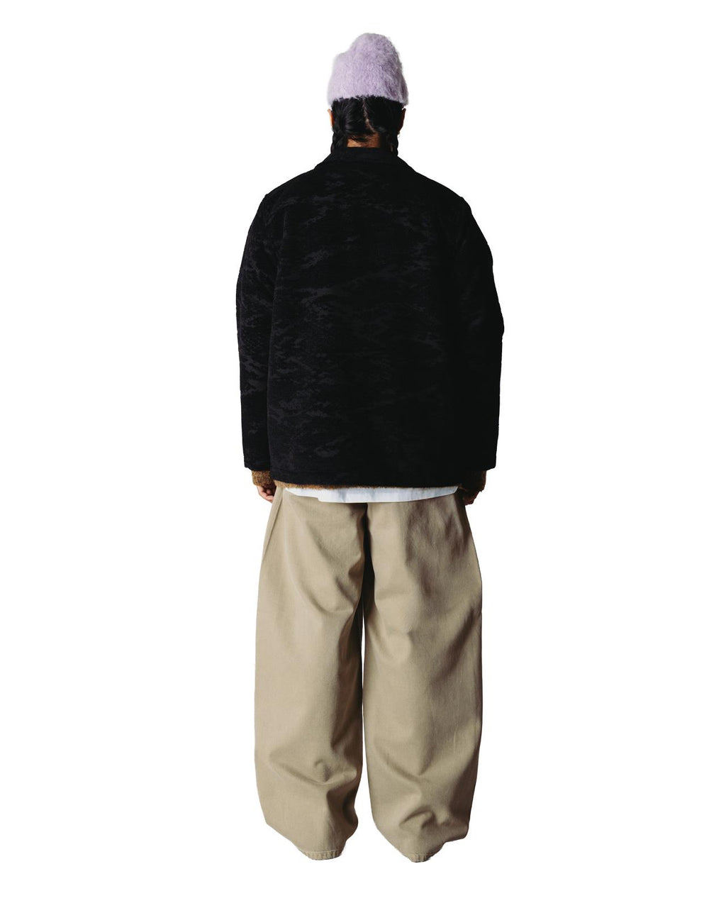 WOODBIRD Blade chenille jacket black