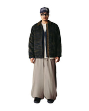 WOODBIRD Blade hairy zip jacket dark olive