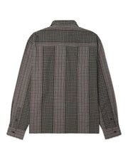 WOODBIRD Buzo woma check shirt brown green