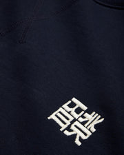 WOODBIRD Cane HK crew dark navy