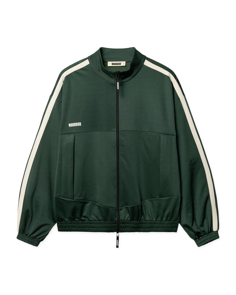 WOODBIRD Chang track jacket pine green