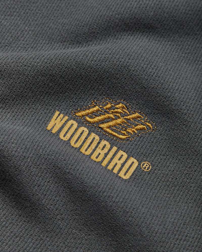 WOODBIRD Duke action crew slate blue