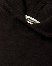 WOODBIRD Eve knit hoodie brown