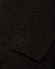 WOODBIRD Eve knit hoodie brown