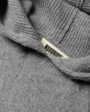 WOODBIRD Eve knit hoodie grey