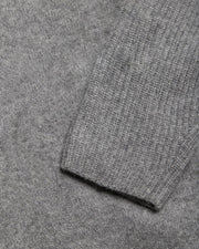 WOODBIRD Eve knit hoodie grey