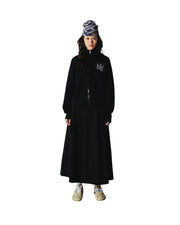WOODBIRD Fang full zip cardigan black