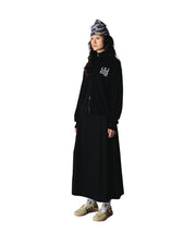 WOODBIRD Fang full zip cardigan black