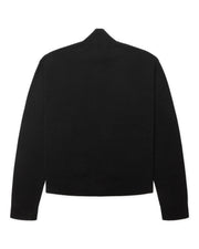 WOODBIRD Fang full zip cardigan black