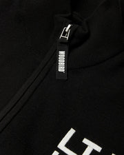 WOODBIRD Fang full zip cardigan black