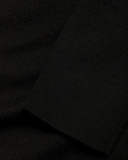 WOODBIRD Fang full zip cardigan black