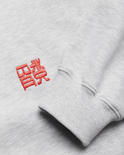 WOODBIRD Franka HK crew grey melange