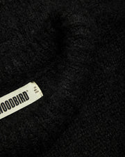 WOODBIRD Hua fluffy crew black