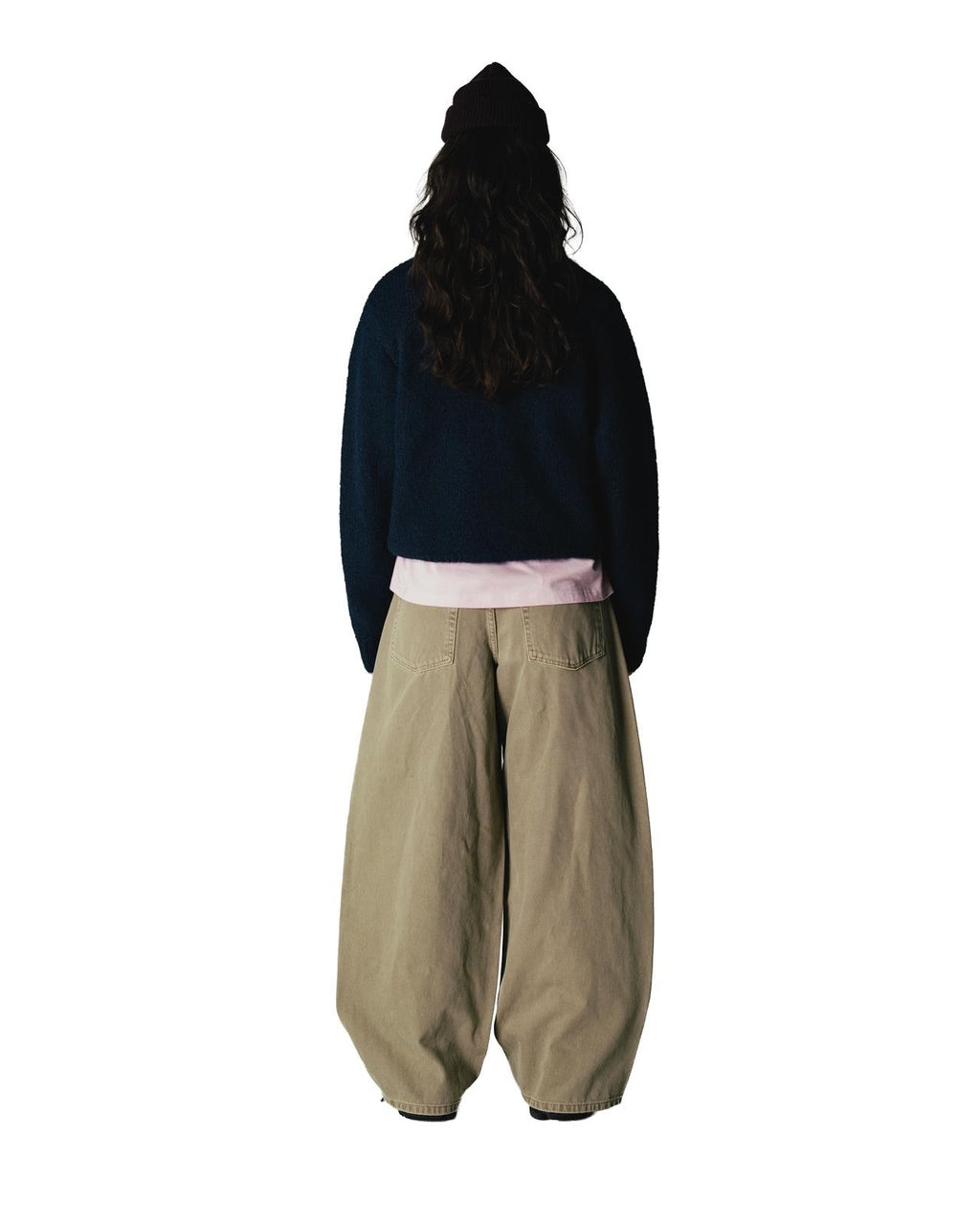 WOODBIRD Hua fluffy crew navy