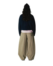 WOODBIRD Hua fluffy crew navy