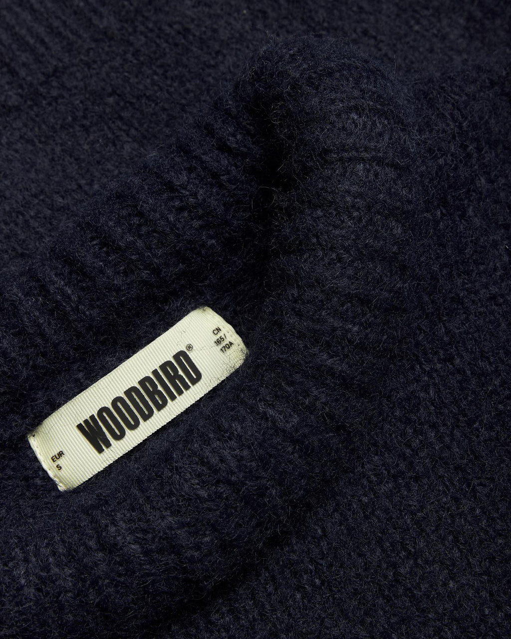 WOODBIRD Hua fluffy crew navy