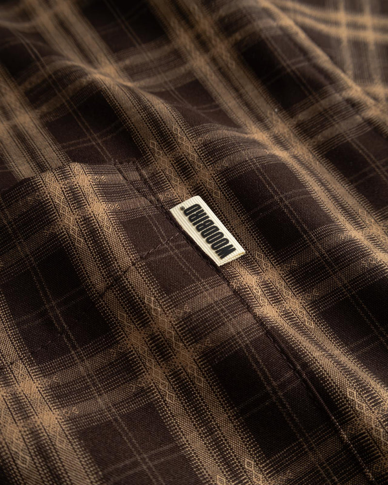 WOODBIRD Jong dobby check shirt