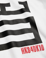 WOODBIRD Joul LS mono tee white