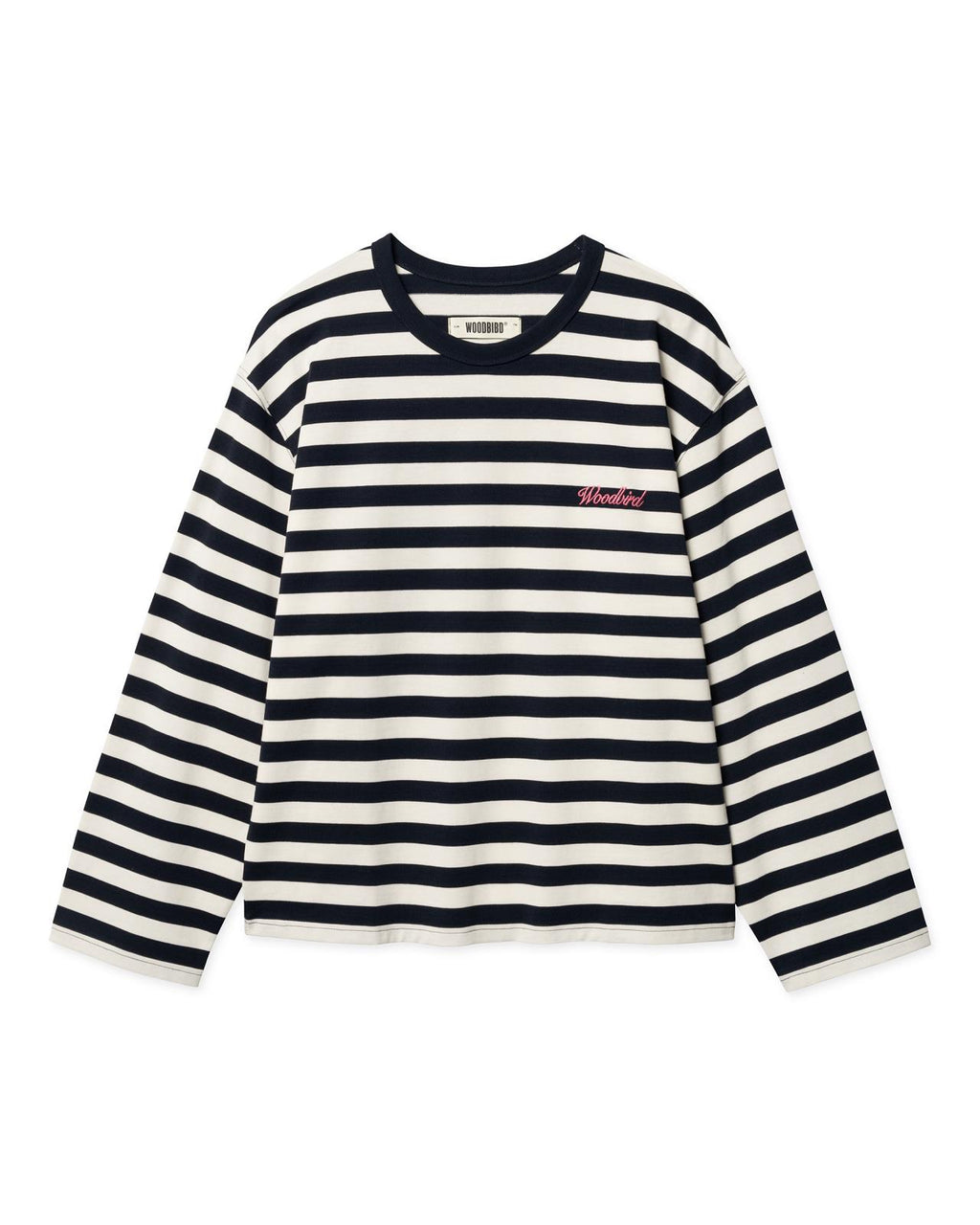WOODBIRD Joul wide sleeve stripe tee