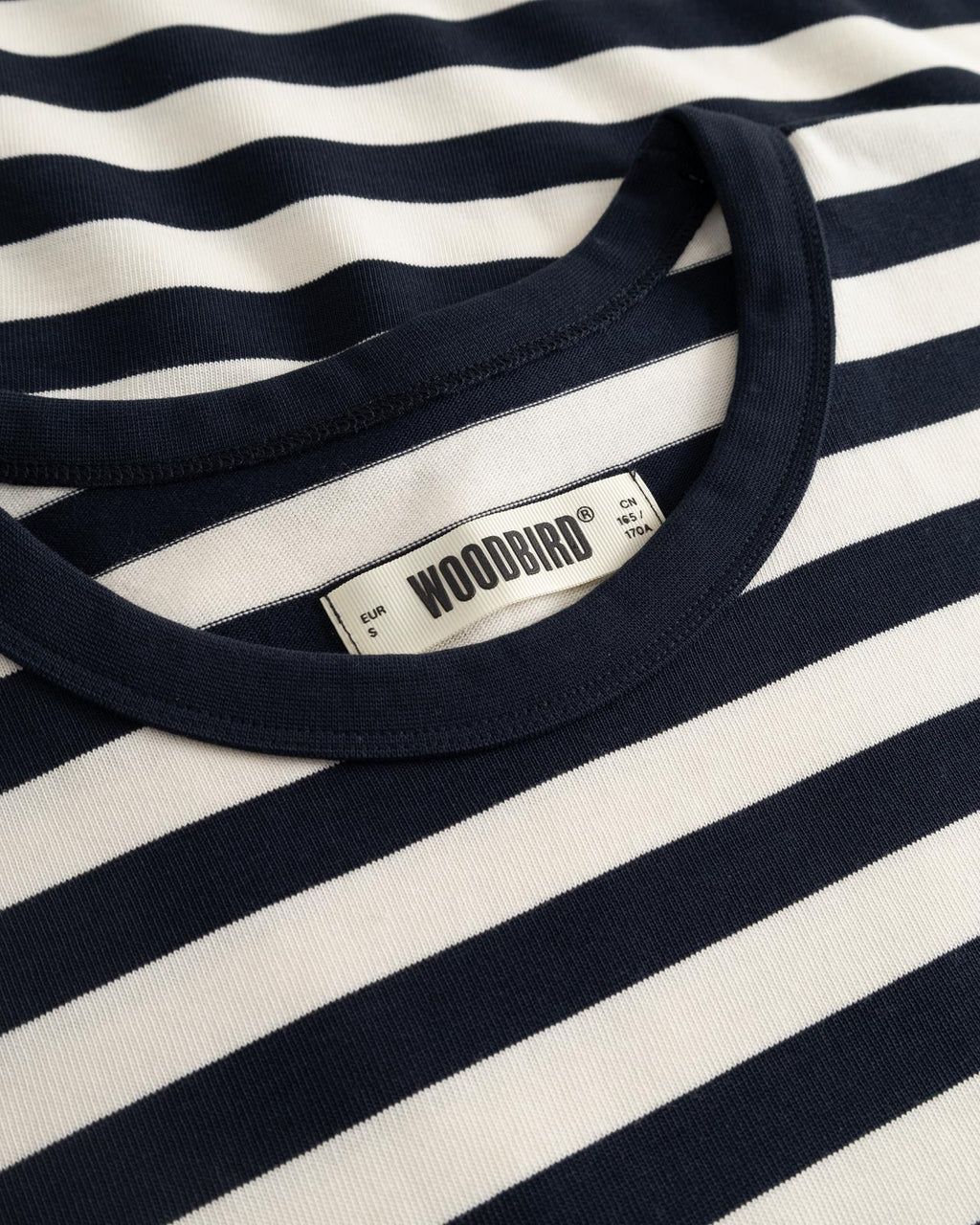 WOODBIRD Joul wide sleeve stripe tee