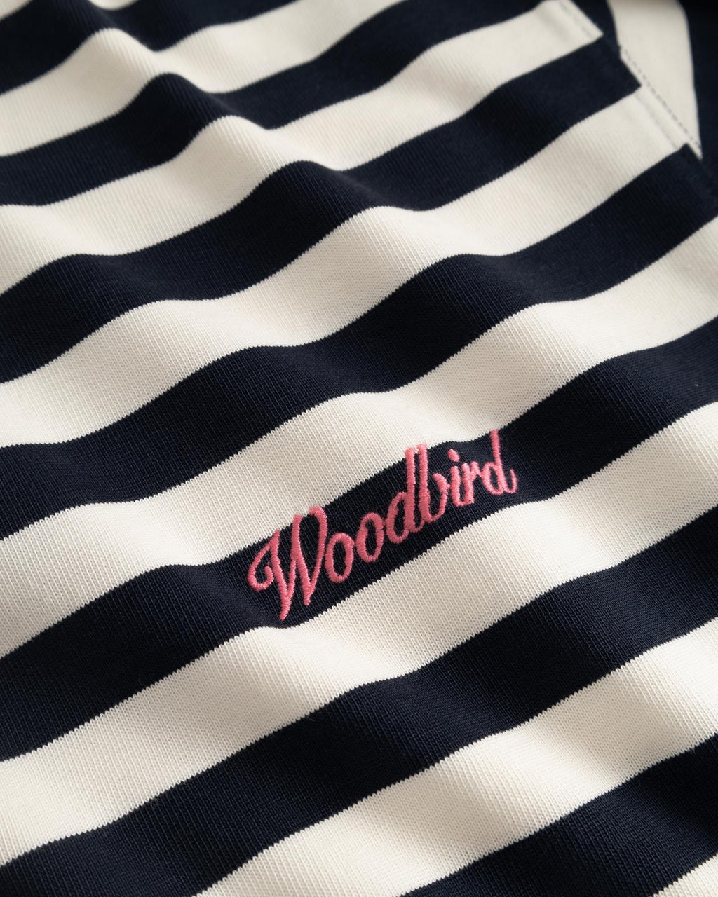 WOODBIRD Joul wide sleeve stripe tee