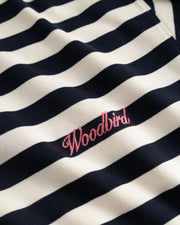 WOODBIRD Joul wide sleeve stripe tee