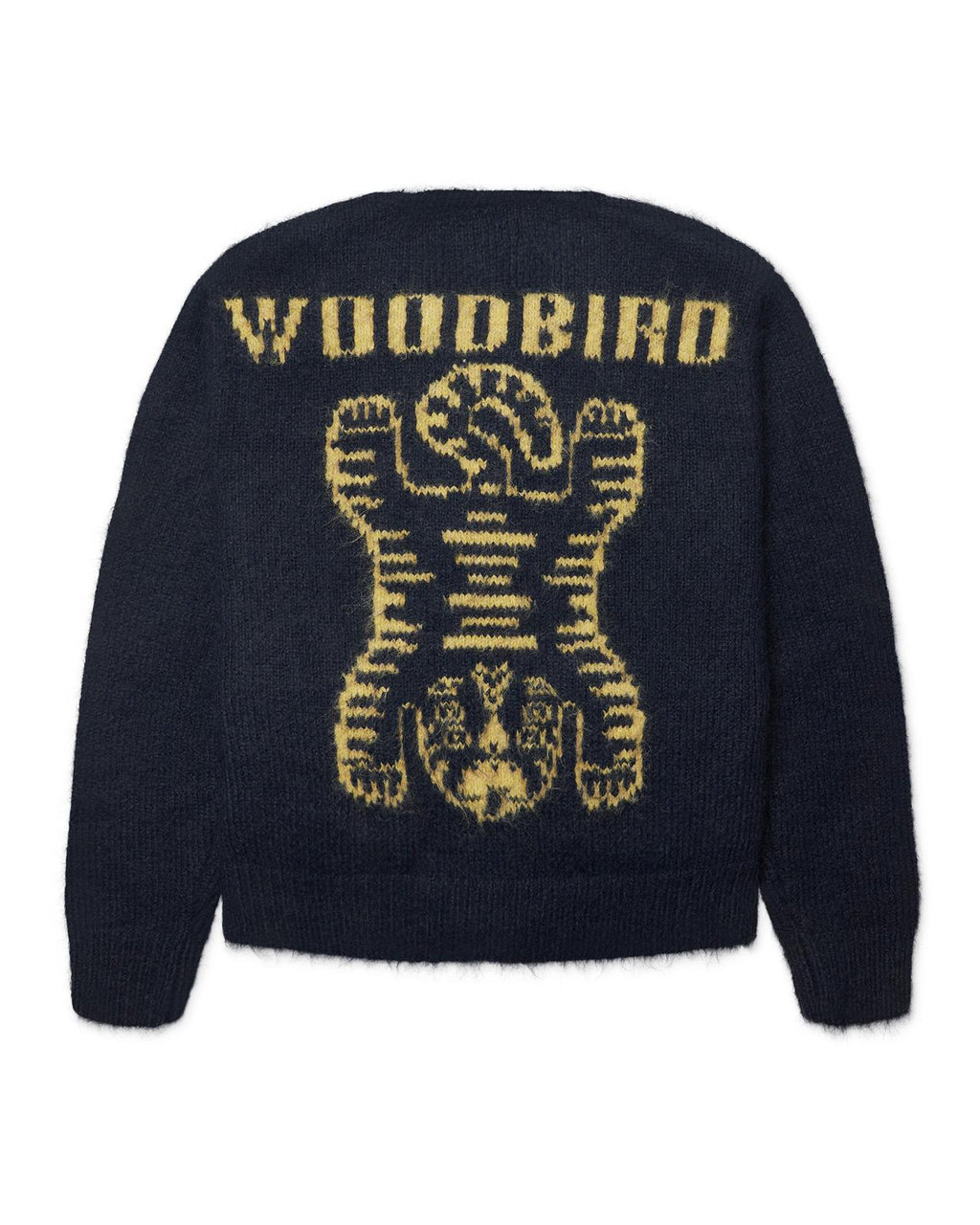 WOODBIRD Koon zip tiger cardigan navy