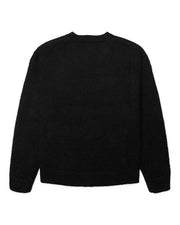 WOODBIRD Kurt mohairy crew black