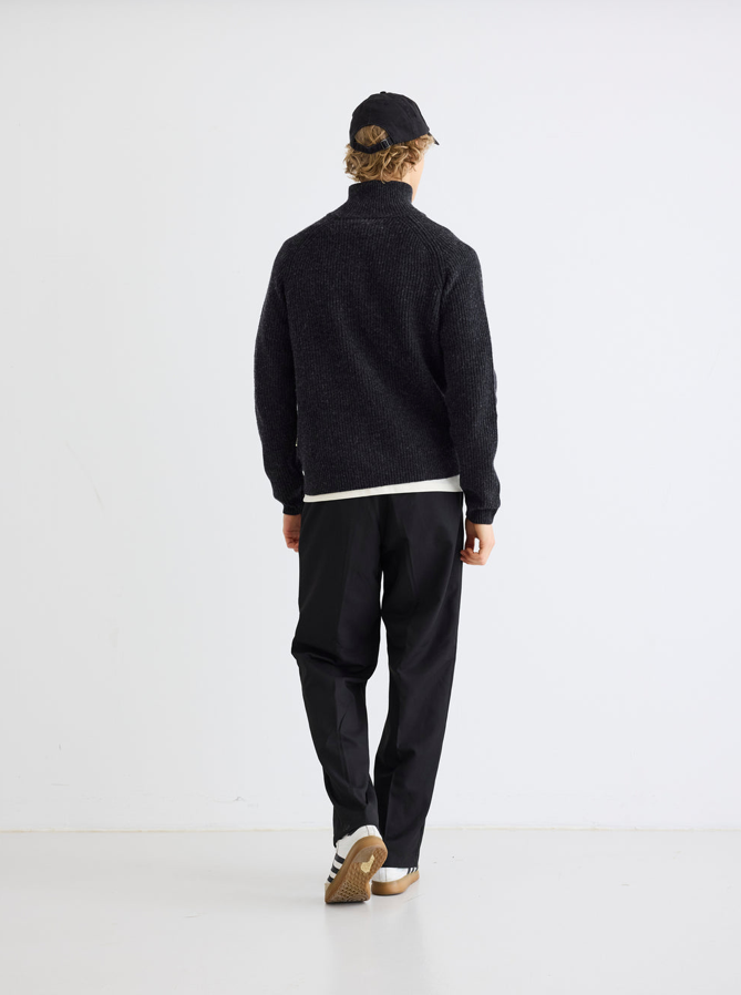 LASS WOOL HALF ZIP
