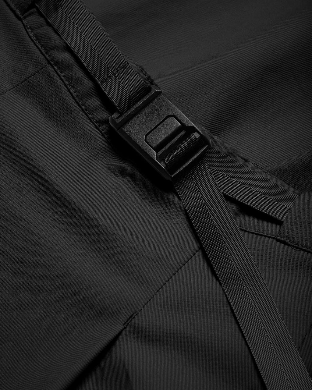 WOODBIRD Mia pleat twill skirt black