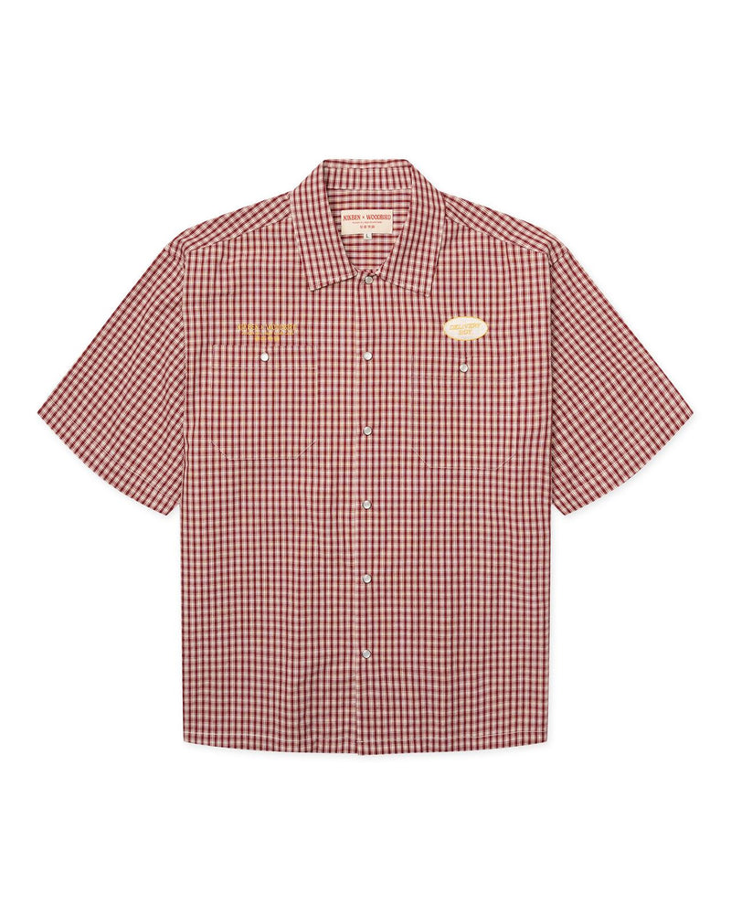 WOODBIRD X NIKBEN Delivery shirt red white
